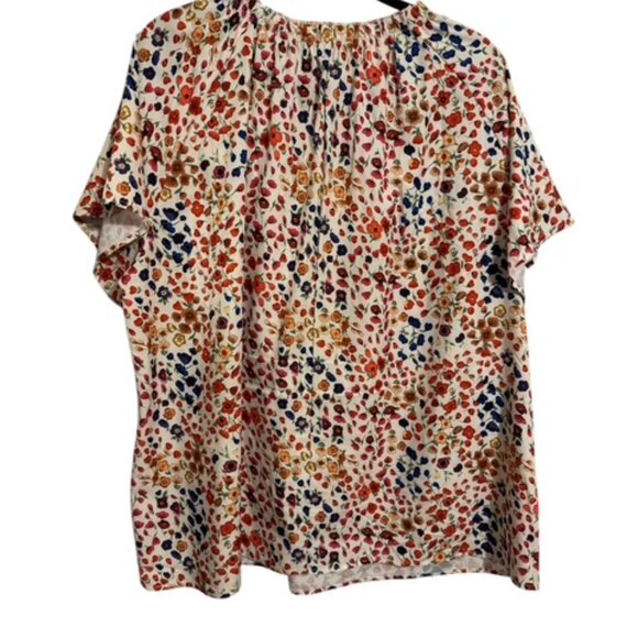 ❤️SPRING/SUMMER FLORAL PRINT TOP   PLUS SIZE: 4X - Picture 3 of 5